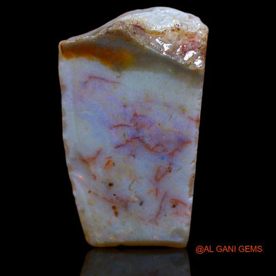 21.00 Cts Natural Australian Fire Opal Loose Gemstone Fancy Rough 25x15x8 mm R-872