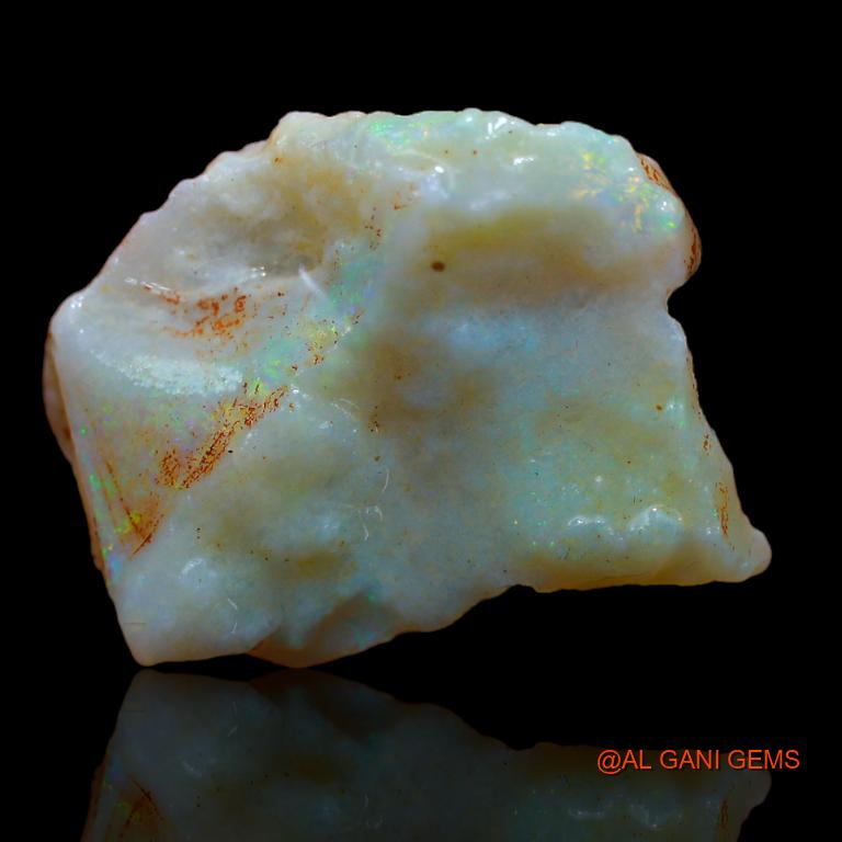 17.00 Cts Natural Australian Fire Opal Loose Gemstone Fancy Rough 24x19x7 mm R-873