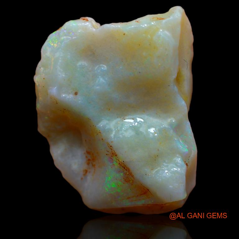 17.00 Cts Natural Australian Fire Opal Loose Gemstone Fancy Rough 24x19x7 mm R-873