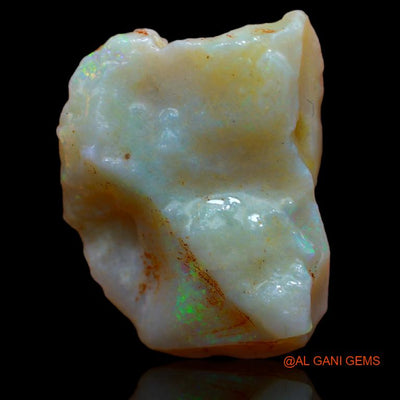 17.00 Cts Natural Australian Fire Opal Loose Gemstone Fancy Rough 24x19x7 mm R-873
