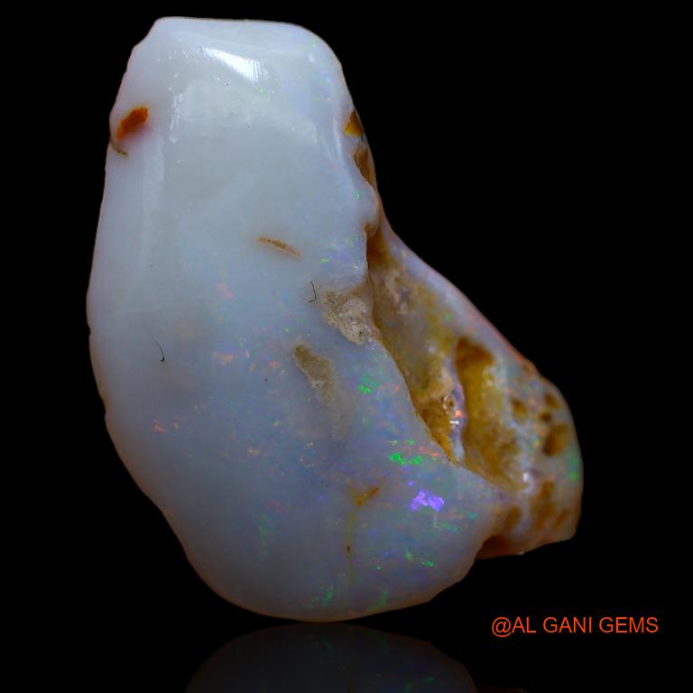18.00 Cts Natural Australian Fire Opal Loose Gemstone Fancy Rough 26x18x2 mm R-874