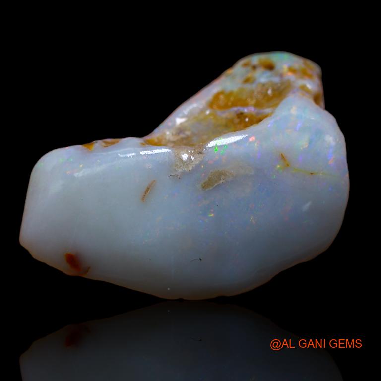 18.00 Cts Natural Australian Fire Opal Loose Gemstone Fancy Rough 26x18x2 mm R-874