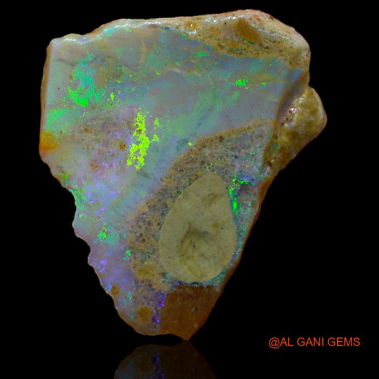 16.00 Cts Natural Australian Fire Opal Fancy Rough Loose Gemstone For Jewelry 20x18x12 mm R-875