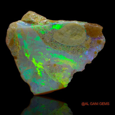 16.00 Cts Natural Australian Fire Opal Fancy Rough Loose Gemstone For Jewelry 20x18x12 mm R-875