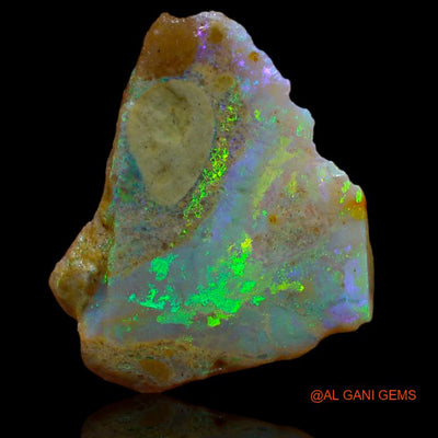 16.00 Cts Natural Australian Fire Opal Fancy Rough Loose Gemstone For Jewelry 20x18x12 mm R-875