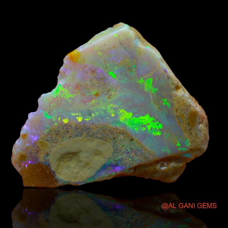 16.00 Cts Natural Australian Fire Opal Fancy Rough Loose Gemstone For Jewelry 20x18x12 mm R-875