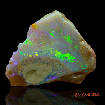 16.00 Cts Natural Australian Fire Opal Fancy Rough Loose Gemstone For Jewelry 20x18x12 mm R-875