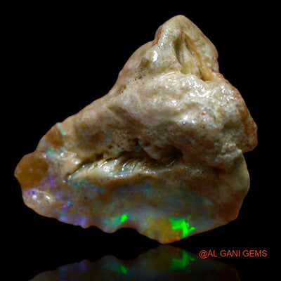 16.00 Cts Natural Australian Fire Opal Fancy Rough Loose Gemstone For Jewelry 20x18x12 mm R-875