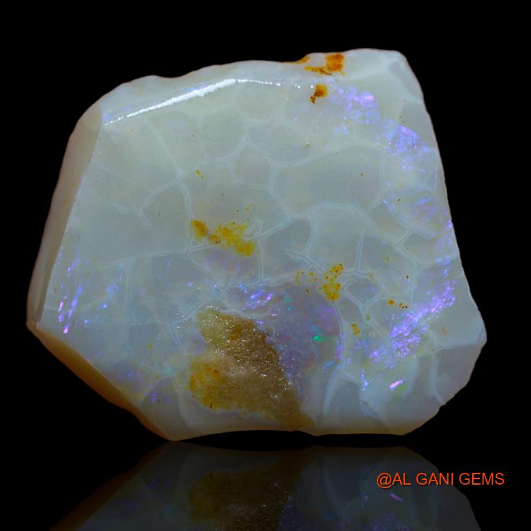16.00 Cts Unheated Australian Fire Opal Loose Gemstone Fancy Rough Natural 21x19x5 mm R-876