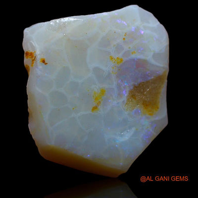16.00 Cts Unheated Australian Fire Opal Loose Gemstone Fancy Rough Natural 21x19x5 mm R-876