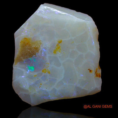 16.00 Cts Unheated Australian Fire Opal Loose Gemstone Fancy Rough Natural 21x19x5 mm R-876