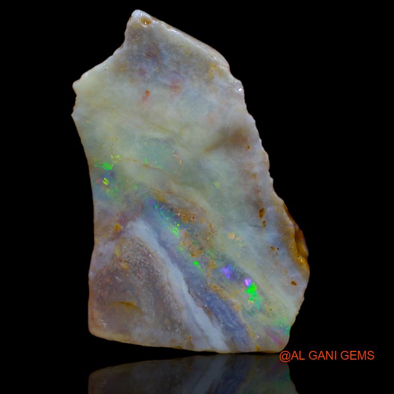 Natural Untreated Fire Opal Loose Gemstone Fancy Rough From Australia 16.00 Cts 24x16x7 mm R-878