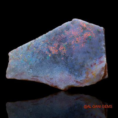 Natural Untreated Fire Opal Loose Gemstone Fancy Rough From Australia 21.00 Cts 26x16x9 mm R-879