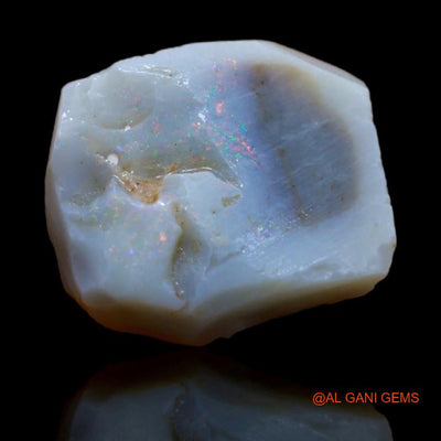 Natural Fire Opal Gemstone 9.90 Cts Loose Fancy Rough From Australia 17x14x5 mm R-87