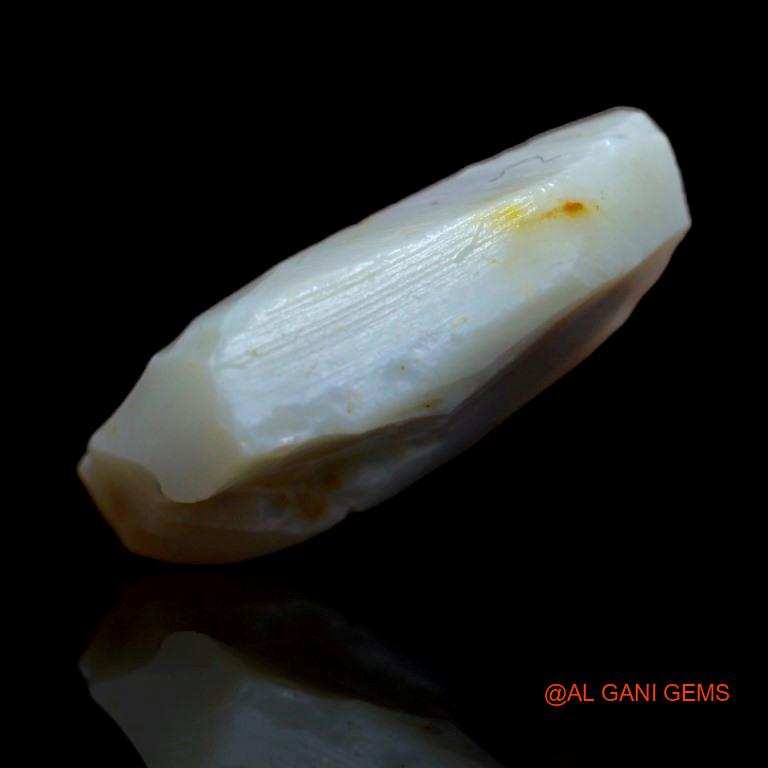 Natural Fire Opal Gemstone 9.90 Cts Loose Fancy Rough From Australia 17x14x5 mm R-87