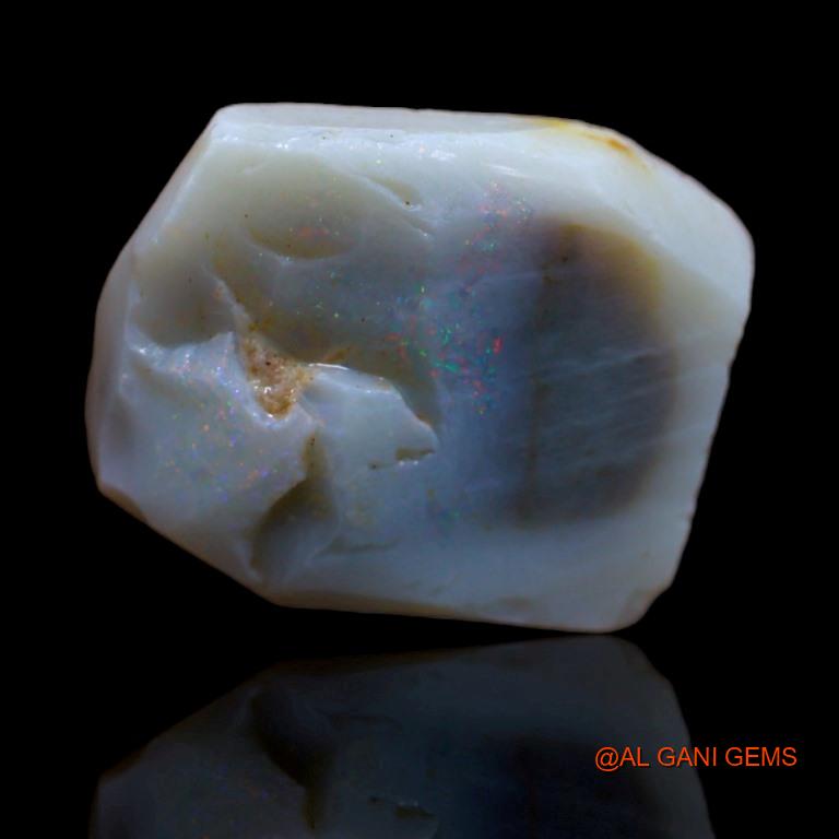 Natural Fire Opal Gemstone 9.90 Cts Loose Fancy Rough From Australia 17x14x5 mm R-87