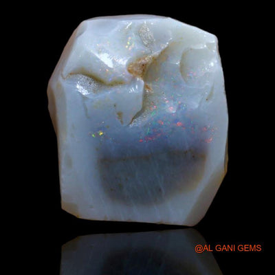 Natural Fire Opal Gemstone 9.90 Cts Loose Fancy Rough From Australia 17x14x5 mm R-87