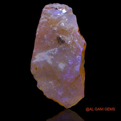Natural Untreated Fire Opal Loose Gemstone Fancy Rough From Australia 10.00 Cts 31x16x3 mm R-880