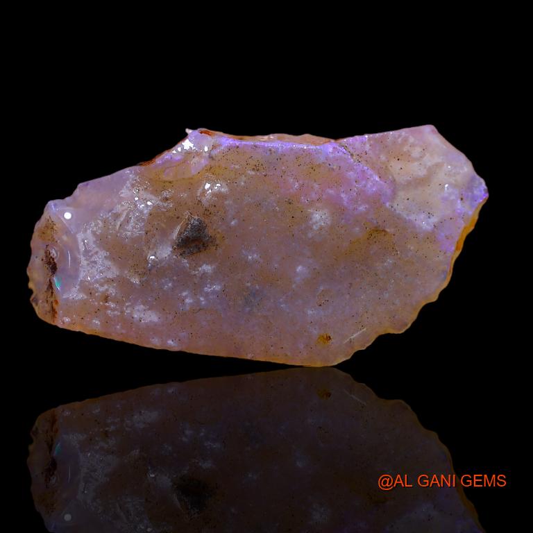 Natural Untreated Fire Opal Loose Gemstone Fancy Rough From Australia 10.00 Cts 31x16x3 mm R-880