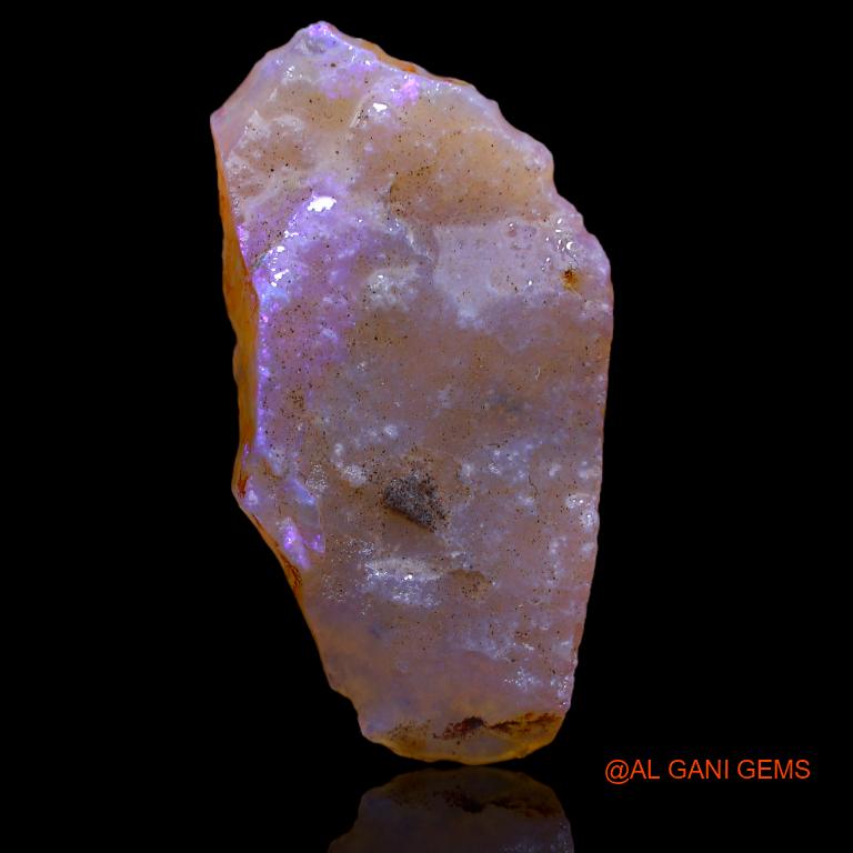 Natural Untreated Fire Opal Loose Gemstone Fancy Rough From Australia 10.00 Cts 31x16x3 mm R-880