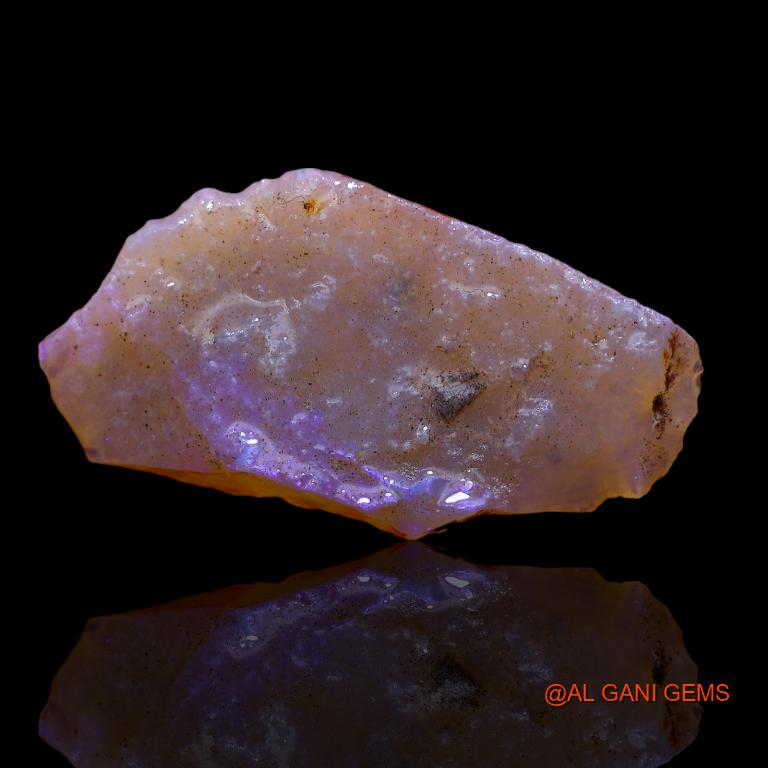 Natural Untreated Fire Opal Loose Gemstone Fancy Rough From Australia 10.00 Cts 31x16x3 mm R-880