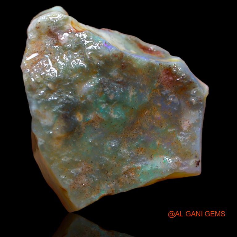 31.00 Cts Unheated Australian Fire Opal Loose Gemstone Fancy Rough Natural 27x24x8 mm R-882