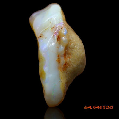23.00 Cts Natural Australian Fire Opal Loose Gemstone Fancy Rough 25x18x11 mm R-883