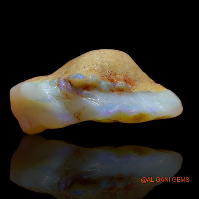 23.00 Cts Natural Australian Fire Opal Loose Gemstone Fancy Rough 25x18x11 mm R-883