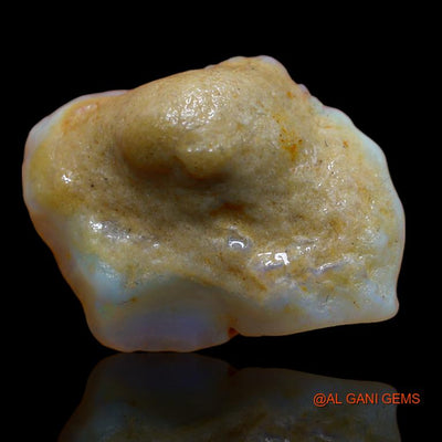 23.00 Cts Natural Australian Fire Opal Loose Gemstone Fancy Rough 25x18x11 mm R-883