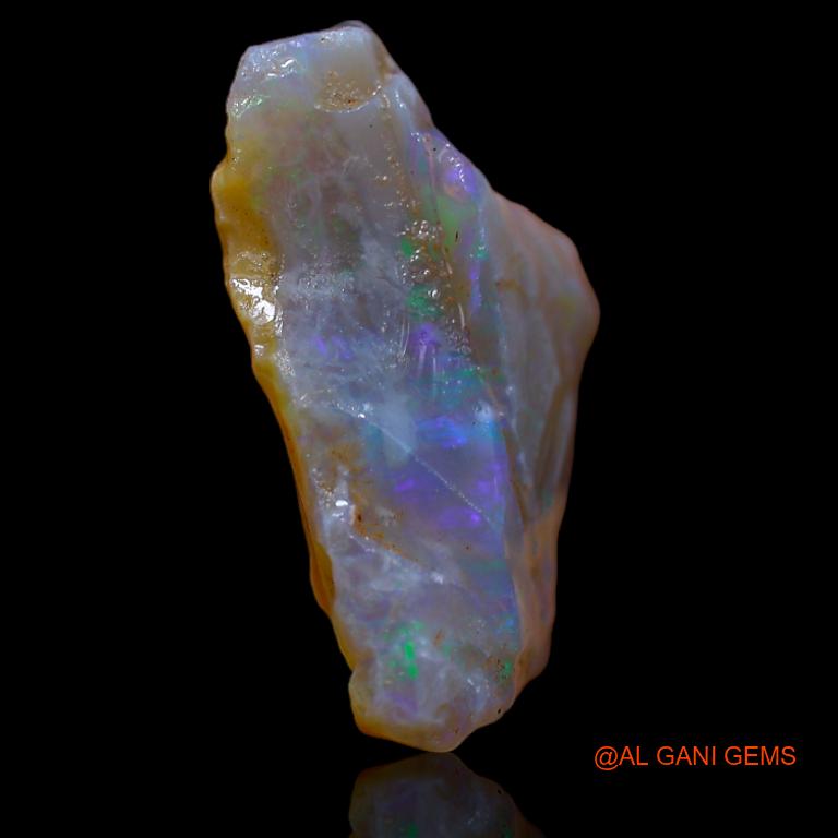 19.00 Cts Natural Australian Fire Opal Loose Gemstone Fancy Rough 22x21x8 mm R-885