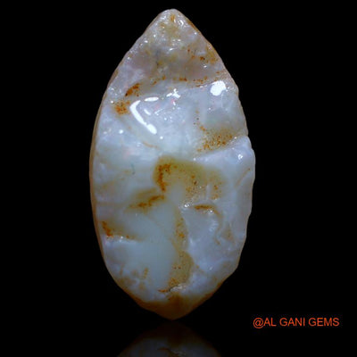 Natural Untreated Fire Opal Loose Gemstone Fancy Rough From Australia 22.00 Cts 26x13x12 mm R-886
