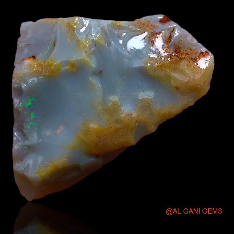 23.00 Cts Unheated Australian Fire Opal Loose Gemstone Fancy Rough Natural 24x22x11 mm R-887