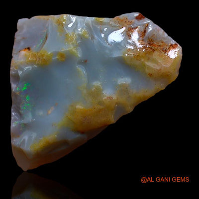 23.00 Cts Unheated Australian Fire Opal Loose Gemstone Fancy Rough Natural 24x22x11 mm R-887