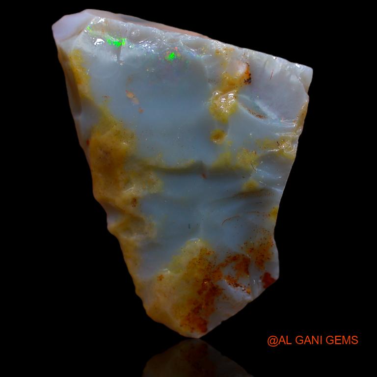 23.00 Cts Unheated Australian Fire Opal Loose Gemstone Fancy Rough Natural 24x22x11 mm R-887