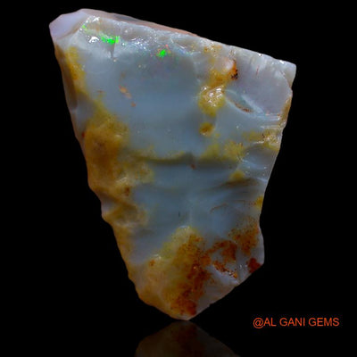 23.00 Cts Unheated Australian Fire Opal Loose Gemstone Fancy Rough Natural 24x22x11 mm R-887