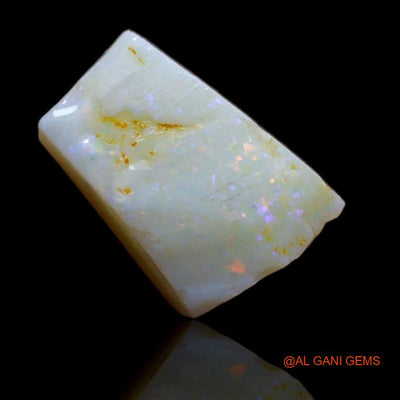 Natural Untreated Fire Opal Loose Gemstone Fancy Rough From Australia 6.60 Cts 15x10x7 mm R-88