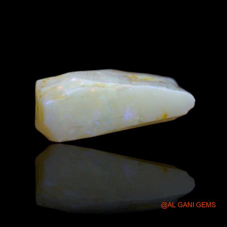 Natural Untreated Fire Opal Loose Gemstone Fancy Rough From Australia 6.60 Cts 15x10x7 mm R-88