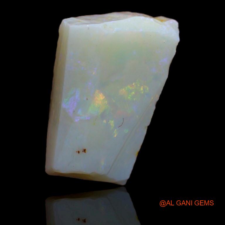 Natural Untreated Fire Opal Loose Gemstone Fancy Rough From Australia 6.60 Cts 15x10x7 mm R-88