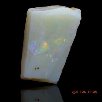 Natural Untreated Fire Opal Loose Gemstone Fancy Rough From Australia 6.60 Cts 15x10x7 mm R-88