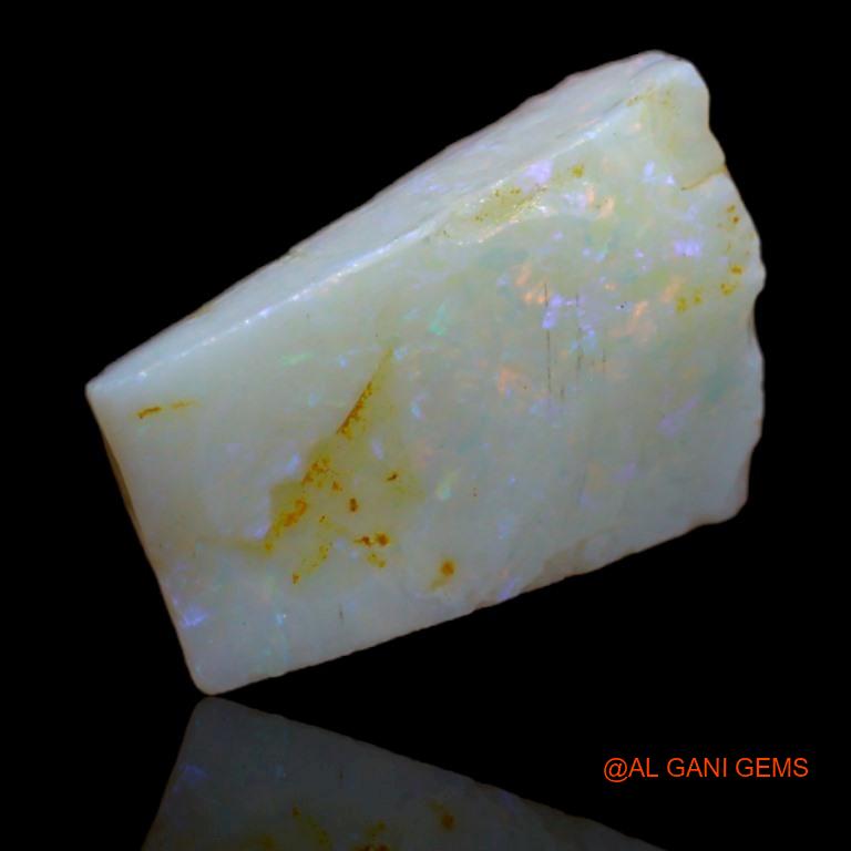 Natural Untreated Fire Opal Loose Gemstone Fancy Rough From Australia 6.60 Cts 15x10x7 mm R-88