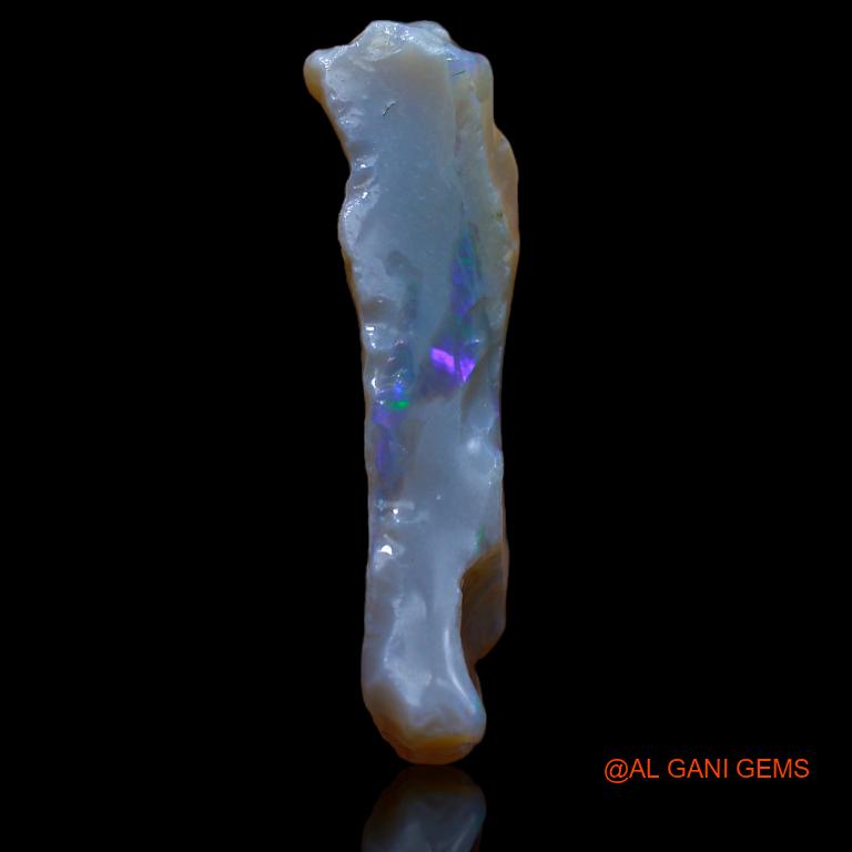 17.00 Cts Natural Australian Fire Opal Loose Gemstone Fancy Rough 31x15x8 mm R-894