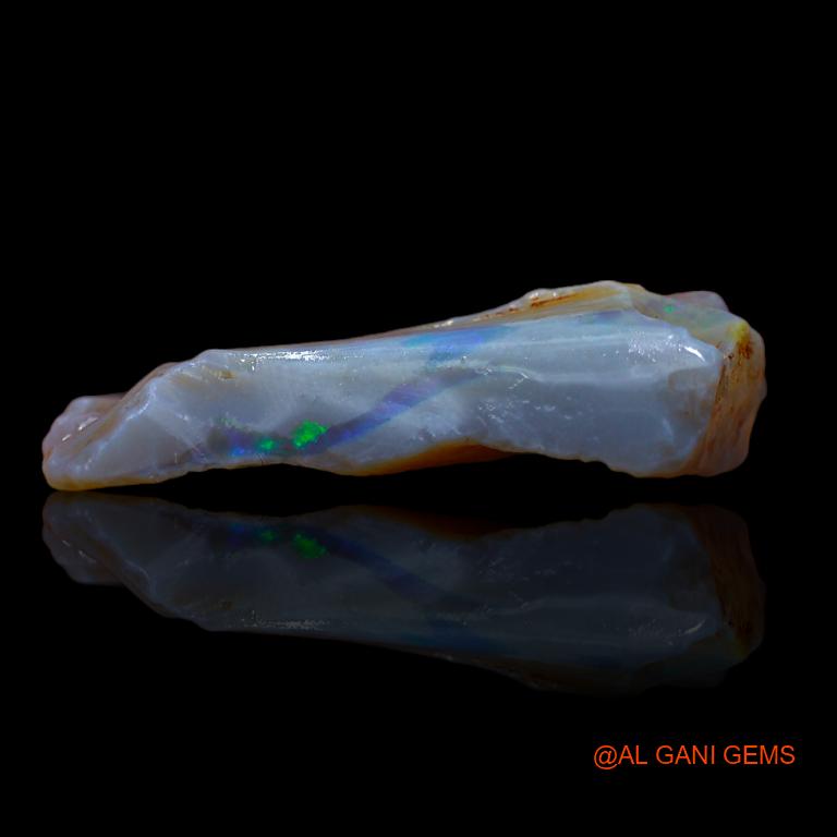 17.00 Cts Natural Australian Fire Opal Loose Gemstone Fancy Rough 31x15x8 mm R-894