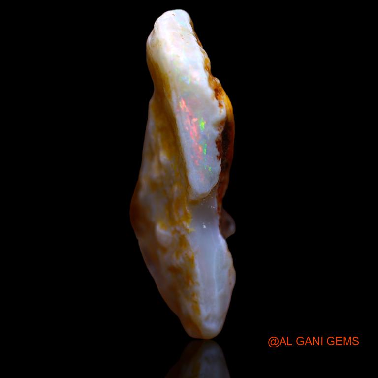 16.00 Cts Natural Australian Fire Opal Loose Gemstone Fancy Rough 28x20x8 mm R-897