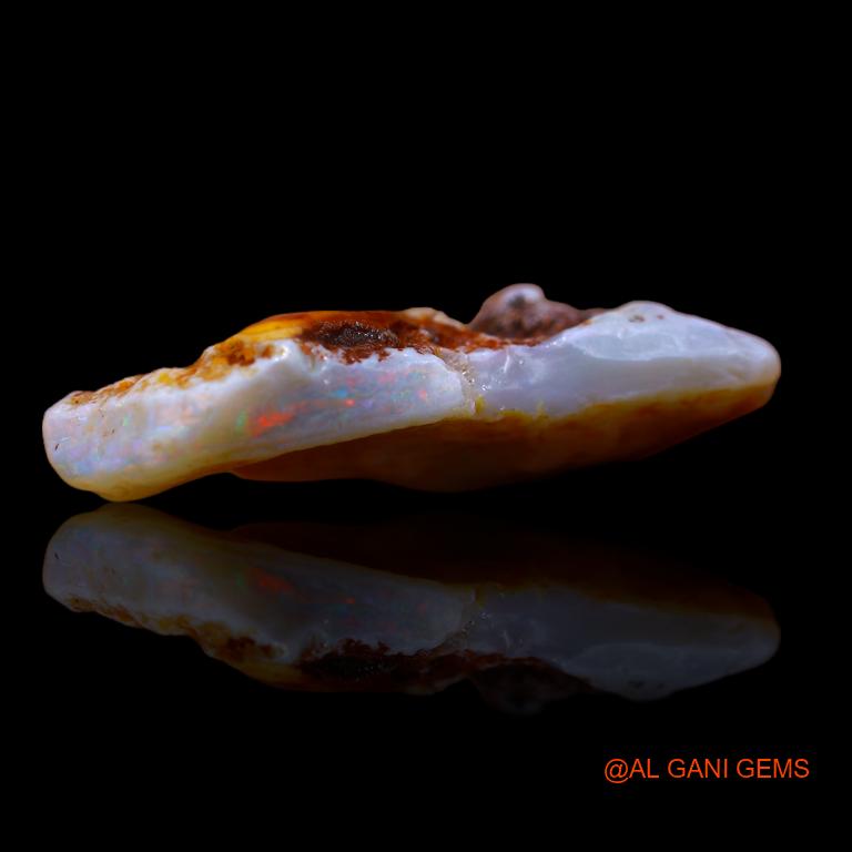 16.00 Cts Natural Australian Fire Opal Loose Gemstone Fancy Rough 28x20x8 mm R-897