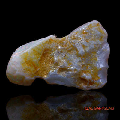 16.00 Cts Natural Australian Fire Opal Loose Gemstone Fancy Rough 28x20x8 mm R-897