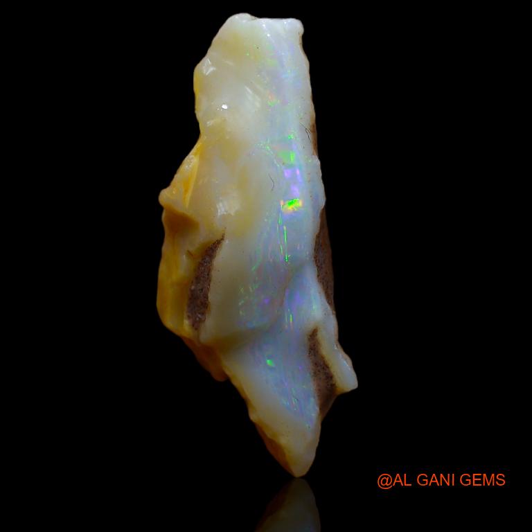 18.00 Cts Natural Australian Fire Opal Loose Gemstone Fancy Rough 27x16x11 mm R-900