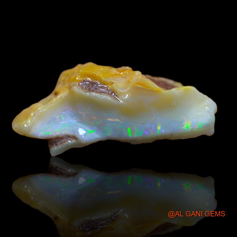 18.00 Cts Natural Australian Fire Opal Loose Gemstone Fancy Rough 27x16x11 mm R-900