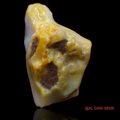 18.00 Cts Natural Australian Fire Opal Loose Gemstone Fancy Rough 27x16x11 mm R-900