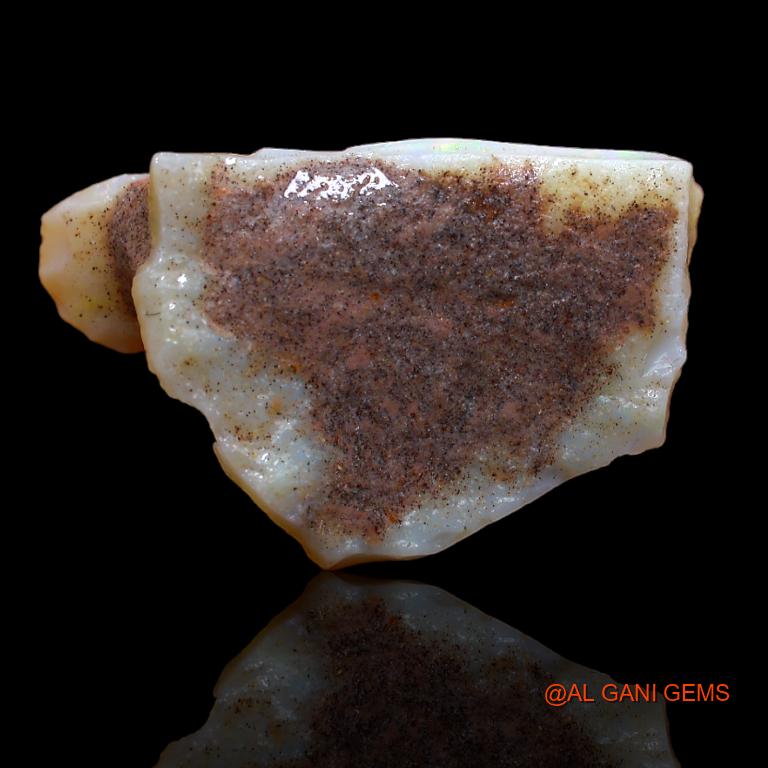 18.00 Cts Natural Australian Fire Opal Loose Gemstone Fancy Rough 27x16x11 mm R-900