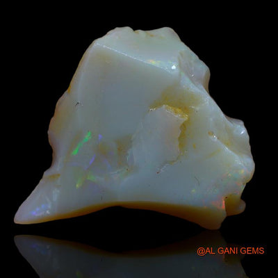Natural Untreated Fire Opal Loose Gemstone Fancy Rough From Australia 13.00 Cts 27x25x4 mm R-905